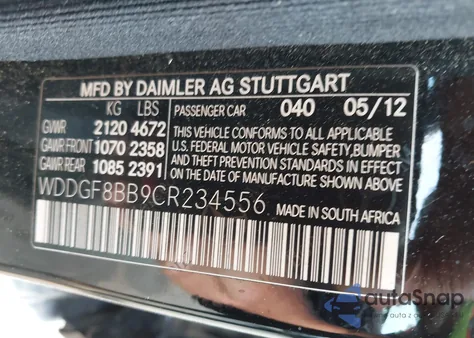 2012 Mercedes-Benz C 300 Luxury 4Matic/Sport 4Matic из США, поврежденный, VIN WDDGF8BB9CR234556